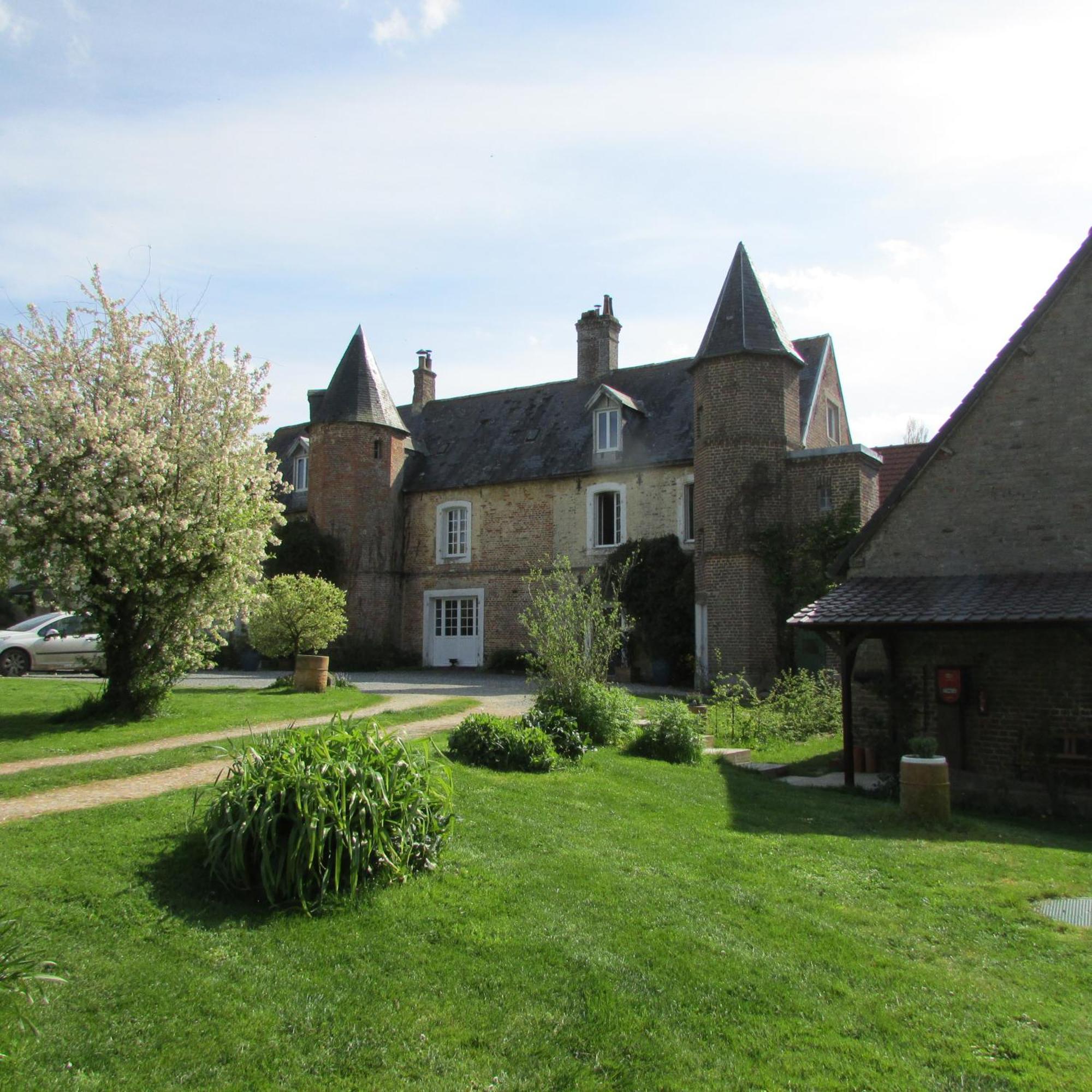 Gite Manoir Les Camps Greslins Questrecques Exteriör bild