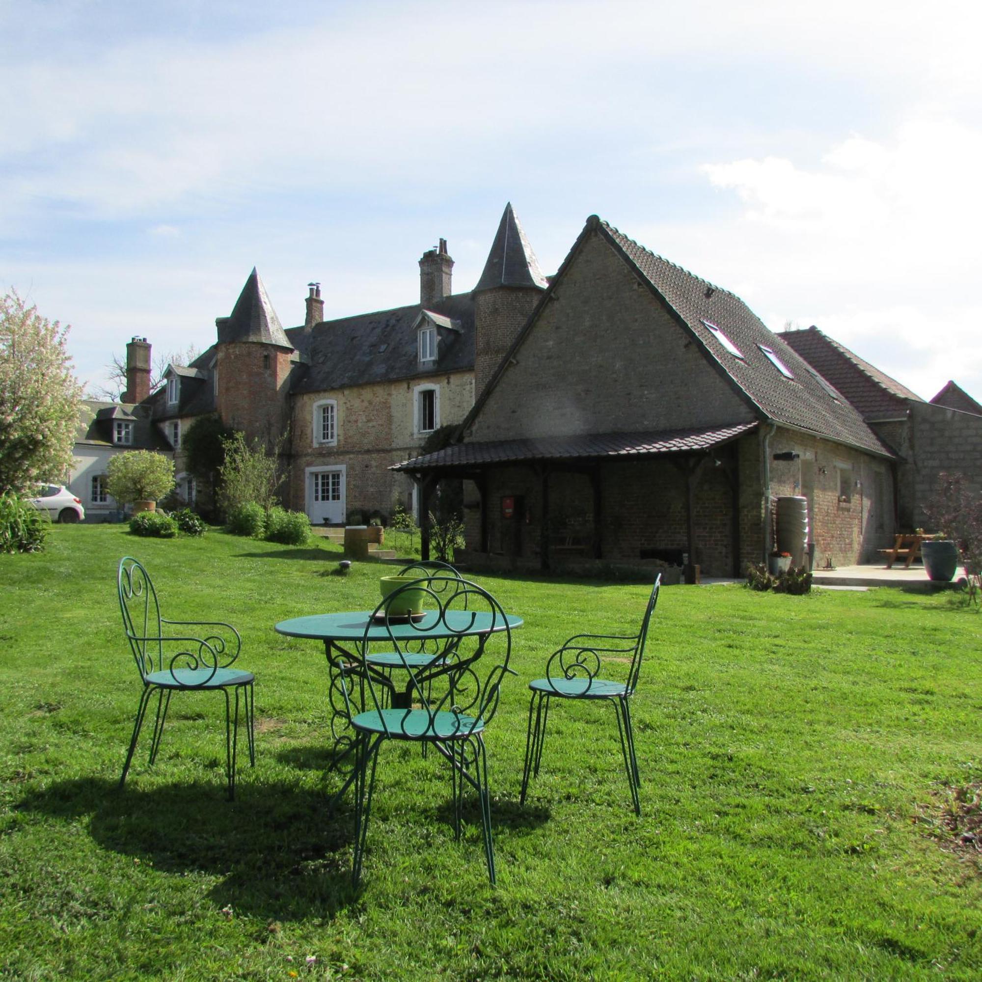 Gite Manoir Les Camps Greslins Questrecques Exteriör bild