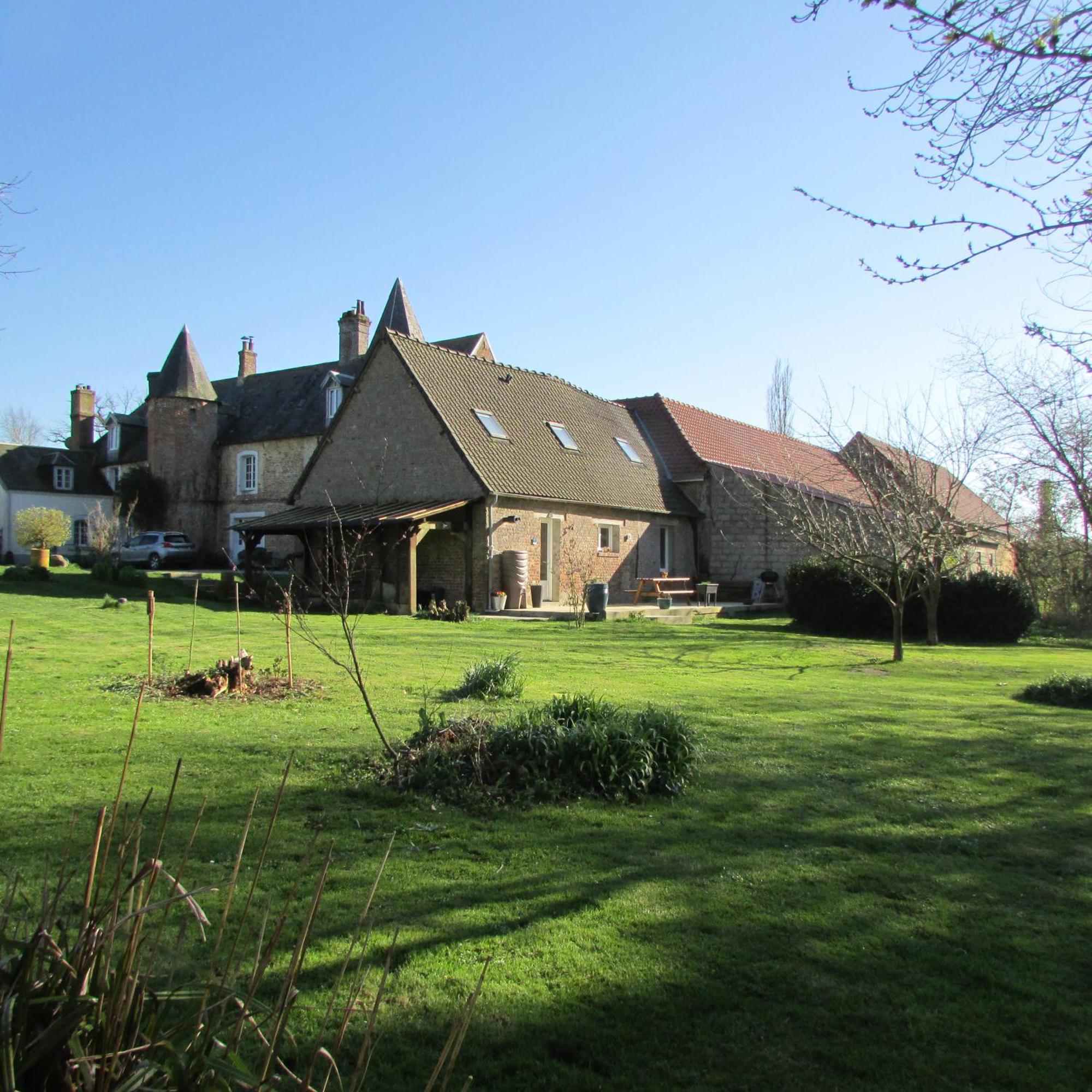 Gite Manoir Les Camps Greslins Questrecques Exteriör bild